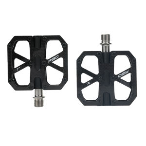 RGO Carbon Fiber Flat Road Mountain Bicycle Pedal Sanpeilin Titanium Shaft Non Slip Pedal Bicycle Accessories