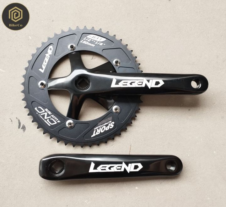 Fixed Gear Crankset Speed Fixie Bike Crankset WEAPON B48 Alloy