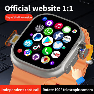 New Men Womens Smartwatch 2.29inch S10 Ultra Smart Watch With Rotary Camera GPS WIFI Google Play Store Touch ID 256GB Storage