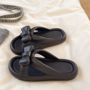 Cute Bow Slipper Sandals Thick Sole Anti-slip