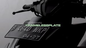 Framelessplate Motor Dudukan Plat