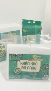 [LAMY OFFICIAL]_Khăn khô đa năng cao cấp Lamy 600G không mùi không cồn an toàn cho da em bé
