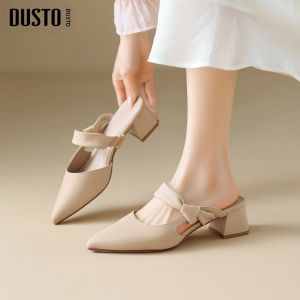 DUSTO | Pointed Toe Elegance High Heel Slippers