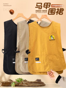 Áo Khoác Mưa Chống Thấm Nước Logo in Chữ Áo Khoác Nữ Dùng Trong Nhà Bếp Quần Áo Phục Vụ Nhà Hàng Quần Áo Bảo Hộ Lao Động