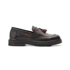 SULTAN STORE Sepatu Pria Slip on Loafers Formal Kulit Sapi Series Oscar Camel