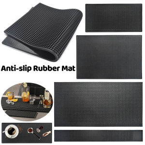Bar Mat Anti-slip Rubber Mats Thickened Pvc Rubber Shock Absorbers Bar Counter Mat Black