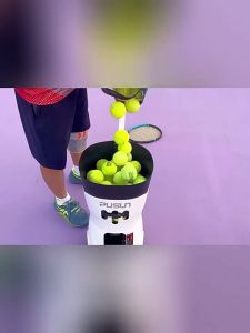 Pusun Tennis Ball Machine PT-MINI Pro Tennis Automatic Launcher For Training Practice with APP Remote Control 发球机 网球训练器