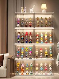 Storage Organizer Blind Box Acrylic Display Box Transparent Toy Stackable Doll Figure Case 手办收纳盒