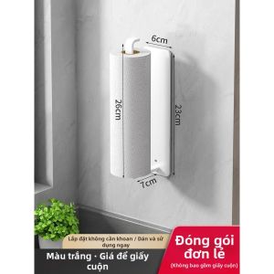 FANSANG | Giá Kẹp Giấy lau Tay Không Cần khoan Chống Nước Nhôm