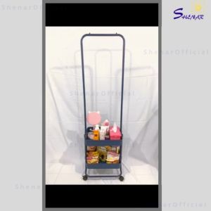 Rak Gantungan Baju Roda Stand Hanger Gantung Pakaian Tempat Penyimpanan Tas Buku Serbaguna/Alexa Rack (SHENAR)