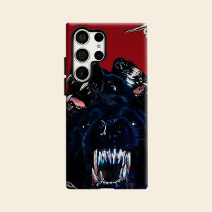 Dark Cerberus Graphic Luxury Fashion Full Lens Protective Case for Samsung Galaxy S26 S25 S24 A56 A36 Plus Ultra