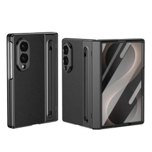 szhaiyu | Hinge Protective Phone Case for Samsung Galaxy Z Fold 8 7 6 5 4 3 ZFold8 Ultra with Pens & with Glass Film Shockproof Cover