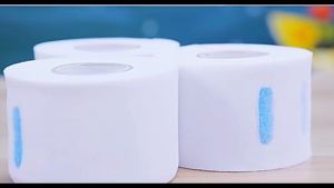 5 Rolls Disposable Barber Paper Neck Strips Professional Stretchy Paper Neck for Hair and Cutting