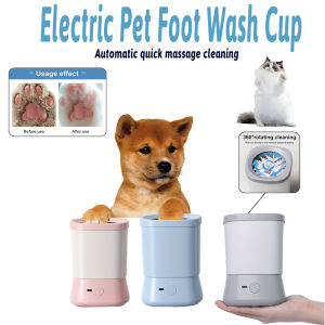 Pet Foot Washing Machine Quick Low Noise Dog Cat Paw Cleaner for Cleaning Cat Dog Paw Washing Cup Portable Paw Massager for dog