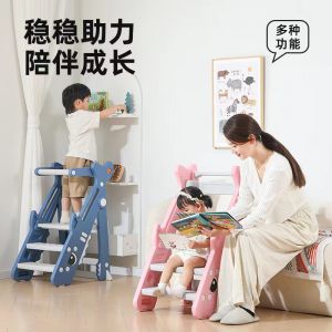 Montessori Learning Tower Baby Washstand Step Stool Foldable Kids Climbing Foot Stool Baby Hand Washing Stairs