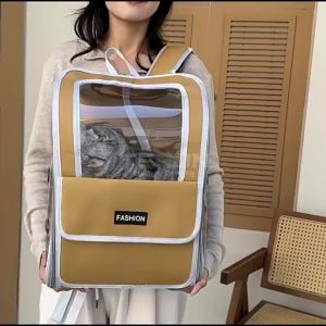 Tas Transparan Pet Cargo Tas Ransel Hewan atau Travel Bag