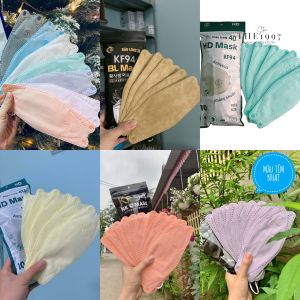 Set 50 Chiếc Khẩu trang 4D KF94 Chống Bụi Mịn Và Kháng Khuẩn Hàng Cao Cấp Hàn Quốc