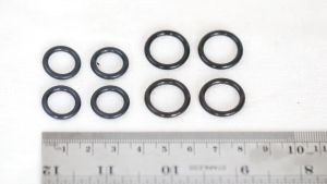 10 Pcs Seal Oring Selang Karet AC Mobil 3 Ukuran R134 Kompresor Kondensor