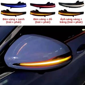 Đèn Xi Nhan LED Động Cho Mercedes AMG W205 W213 W222 GLC Xi Nhan Tuần Tự Đèn Báo Gương Chiếu Hậu Bên 12V 5W 2400LM