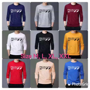 Bisa COD Sweater Keren Crewneck Elegan Kaos Pria Trendy Sweatshirt Kasual Sweter Firest California