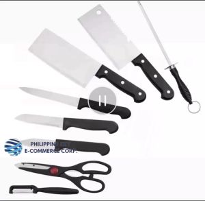 SKY E-COMMERCE CO.Ltd COD 8 in 1 Stainless Steel Kitchen Knife Set Paring Knife Fruit Knife Boning