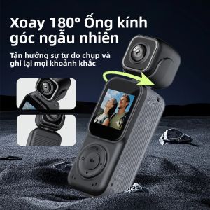Camera Hành Trình Mini BodyCam Kết Nối WiFi Quay Phim 4K 2K HD Tầm Nhìn Ban Đêm Ghi Hình Kỹ Thuật Số Dành Cho Thể Thao Hoạt Động Ngoài Trời Quay Phim Xe Đạp