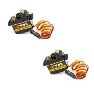 EMAX ES08MD II 12g Mini Digital Servo - Metal Gear High Torque (4.8-6V) for RC Car/Plane/Robot & STEM Toys