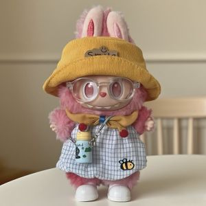 Labubu Baby Clothes Set Third Generation High Energy Adaptation Rubber Doll Macaron Style Clothing for Boys And Girls