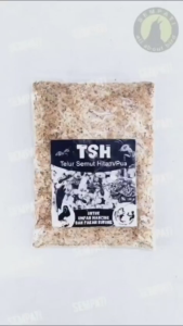 SEMPATI TSH Telur Semut Hitam Pakan Burung Serbuk Telur Pua Poa Pengganti Kroto Pakan Makanan Burung Murai Batu Kacer Cucak Ijo Pentet Bubuk Telur Jentit Umpan Pancing Mancing Ikan Burayak