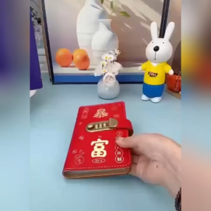 HOME+HOUND SHOP Money 100 Envelopes Money Saving Challeng Large Capacity PU Mini Binder Savings Challenge Book