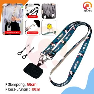 [RO ACC] NVN-TL10 TALI STRAP GANTUNGAN HP SELEMPANG KARAKTER LUCU DAN TRENDY