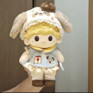 Adorable 20cm Cotton Doll Clothes Set Sweet Plush Toy Replacement Outfit Butter Cookie Charming Dessert House Fun Playwear