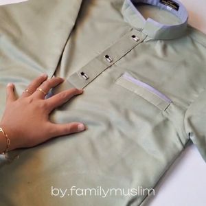 Jubah ABANA bahan katun/gamis anak laki-laki/jubah anak kekinian untuk sehari-hari Nyaman TERMURAH