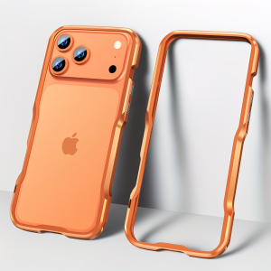 Ốp Điện Thoại iPhone 18 Pro Max 17 Air 16 15 Pro Cao Cấp Chất Liệu Hợp Kim Titan Không Đều Chống Rơi Khung Kim Loại Bảo Vệ