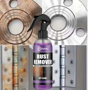 สเปรย์ขัดโลหะอเนกประสงค์ 100 มล.: น้ำยาขจัดสนิมสำหรับรถยนต์ รถจักรยานยนต์ รถบ้าน ทำความสะอาดผงเหล็กดุมล้อ คืนความเงางาม