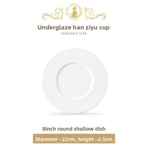 YICHEN | Beautiful New Years Theme Porcelain Bone China Dinnerware Set