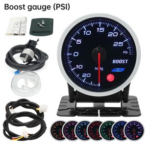 RYSJM | 52mm Car Pointer Gauge Oil Press Boost Gauge BAR PSI Turbo Pressure Water Temp Oil Temp Air Fuel Ratio Gauge Voltmeter