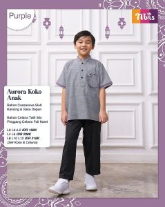 SARIMBIT NIBRAS AURORA PURPLE BAJU MUSLIM