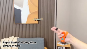 ดาบบินบังคับวิทยุ เครื่องบินบังคับวิทยุ 2.4GHz สามารถควบคุมด้วยท่าทางได้ วัสดุ EPP ของเล่นเครื่องบินโฟม เครื่องบินRCของขวัญวันเกิด