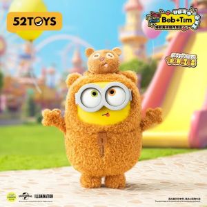52TOYS | In Stock Hot Sale 52TOYS Bob&Tim Minion Good Friends Together Series Blind Box Anime Character Dolls Collecting Cute Toys Gifts.