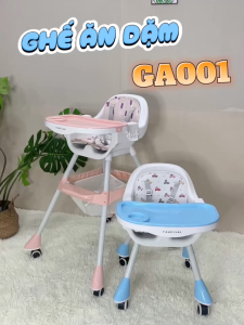 Ghế Ăn Dặm 2 Mức Độ Cao Vừa Tầm Bàn Ăn Người Lớn V-Baby GA001