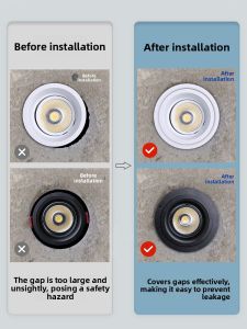 SAINAHEPAN | LED Spot Light Repair Ring Mounting Bracket Panel Embedding Frame
