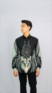 KEMEJA BATIK PRIA LENGAN PANJANGPREIUM HALUS TERBARU MATARAM GURDA KBMJ 71618