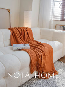 Neutral Knit Blanket for Decorative and Nap Use