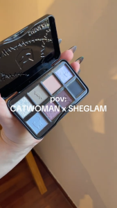 Catwoman | SHEGLAM Feline Fatale Eyeshadow Palette 8-Color Matte & Shimmer Long-Lasting Pigmented Eye Makeup Palette