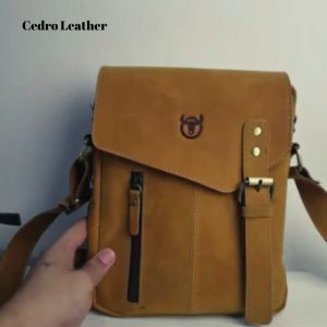 Cedro leather Tas pRia kUlit Crazy horse Tipe Ramos