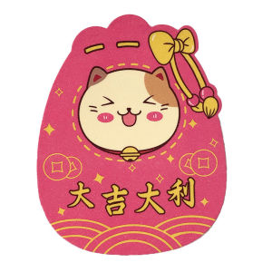 [ready stock] 2024 CNY ANG PAO  RED ENVELOPES DRAGON NEW YEAR RED PACKET  2024龙年红包加厚新款创意卡通紅包袋利是封红包封