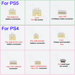 1PC For PS4 PS5 Handle Charging Battery Contact Connector L2 R2 Ribbon Contact Clip Socket JDM-001 011 030 040 050 BDM-010