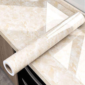 Marble Self-Adhesive Kitchen Film - Oil Proof Waterproof Stove Backsplash Countertop Cabinet Tile Sticker Easy Peel & Stick