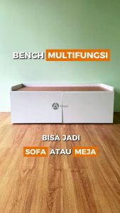 Bench- Bench Bangku Ruang Tamu dan Bangku Dipan – Bench Bangku Multifungsi dan Storage Serbaguna - Bench Buat Depan Dipan